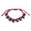 Adjustable Alloy Braided Beads Bracelets BJEW-JB10915-1