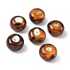 Handmade Gold Sand Lampwork Beads Strands X-LAMP-Q045-08A-04-2
