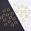 Brass Open Jump Rings KK-PH0006-8mm-G-5