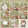 Transparent Plastic PET Box Gift Packaging CON-WH0052-9x9cm-4