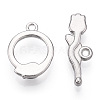 Non-Tarnish 304 Stainless Steel Toggle Clasps STAS-A092-05P-1-3