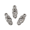 304 Stainless Steel Pendant Rhinestone Settings STAS-B167-08P-1