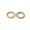 304 Stainless Steel Twisted Ring Linking Rings STAS-L300-005C-G-1