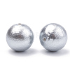 Compressed Cotton Pearl Beads WOVE-S114-12mm-09-1