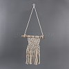 Cotton Cord Macrame Woven Wall Hanging HJEW-C010-04-3