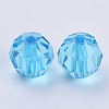 Transparent Acrylic Beads X-TACR-Q257-6mm-V40-2