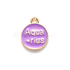 Alloy Enamel Pendants ENAM-S124-01A-01J-3