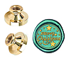 Wax Seal Brass Stamp Head AJEW-WH0209-609-1