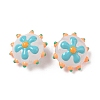 Baking Paint Glass Enamel Beads LAMP-S080-03G-1