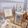Iron & Glass Round Photo Frame AJEW-WH0270-534C-3