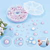 1Box ABS Plastic Imitation Pearl Dome Cabochons SACR-PH0001-11-3