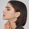 10Pcs 316L Stainless Steel Sleeper Earrings EJEW-BBC0001-56D-5