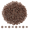 300Pcs Tibetan Style Alloy Beads Daisy Spacer Beads TIBEB-PH0005-30R-1