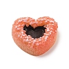 Heart Cake Opaque Resin Imitation Food Decoden Cabochons CRES-Q220-01-2