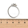 Brass Finger Cup Peg Ring Settings KK-L184-55P-3