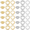 200Pcs 2 Colors Iron Grommet Eyelet Findings IFIN-GF0001-59D-1