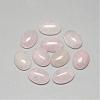 Natural Rose Quartz Cabochons G-R415-14x10-48-1