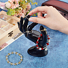 Plastic Mannequin Hand Jewelry Display Holder Stands RDIS-WH0009-013A-WH-3