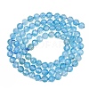 Natural Blue Topaz Beads Strands G-B175-D21-4mm-3