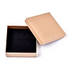 Square Kraft Paper Jewelry Boxes CBOX-L008-002-2