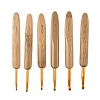 6Pcs 6 Styles Iron Crochet Hooks AJEW-C041-02-1