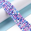 Handmade Polymer Clay Beads Strands CLAY-R089-3mm-007-2