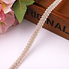 Polyester Centipede Braid Lace Trim OCOR-WH0019-04D-1