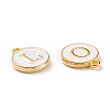 Initial Letter A~Z Alphabet Enamel Charms ENAM-X0018-07-2