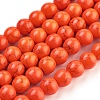 Synthetic Turquoise Beads Strands TURQ-G106-8mm-02G-1
