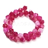 Natural Agate(Dyed & Heated) Beads Strands G-K425-B07-01-5