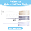 SUPERFINDINGS 3 Rolls 3 Colors Polyester Ribbons OCOR-FH0001-30-2