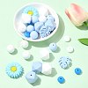 30Pcs Food Grade Eco-Friendly Silicone Beads SIL-FS0001-26A-7