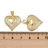 Brass Micro Pave Cubic Zirconia Pendants ZIRC-I367-07G-08-3