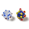 Product Name:Handmade Pumpkin Spot Lampwork Beads X1-LAMP-P064-02B-3