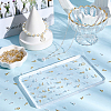 320Pcs 4 Style Brass Screw Eye Pin Peg Bails KK-BBC0020-32-4