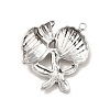 Non-Tarnish 304 Stainless Steel Pendants STAS-I197-003P-3