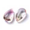 Transparent Glass Charms X-GLAA-O017-01F-3