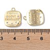 Brass Micro Pave Cubic Zirconia Pendants KK-F867-05G-3