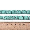 1 Strand Synthetic Turquoise Dyed Beads Strands G-FH0002-59A-5