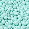 6/0 Opaque Baking Paint Glass Seed Beads SEED-M012-02A-04-3