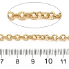 Brass Textured Oval Chains CHC-C014-23G-3