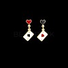 Alloy Enamel Clip-on Earrings FS-WG33BF3-01-1