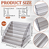 Transparent Acrylic 7 Layers Nail Polish Display Rack ODIS-UN0001-22D-2