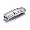 304 Stainless Steel Fold Over Clasps X-STAS-E440-87B-P-1