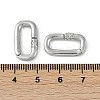 Brass Spring Gate Rings KK-Z078-01P-3