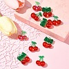 10Pcs 3 Styles Transparent Acrylic Pendants OACR-FS0001-82-8
