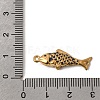 304 Stainless Steel Enamel Fish Connector Charms STAS-B128-54G-01-3