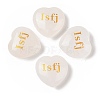 Natural Quartz Crystal Heart Engraving MBTI Figurines Statues for Home Office Desk Decorations X1-G-K353-05G-1