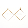 PVD Vacuum Plating 304 Stainless Steel Wire Pendants STAS-S103-10G-2