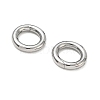 Tarnish Resistant 304 Stainless Steel Spring Gate Rings X-STAS-D070-01P-2
